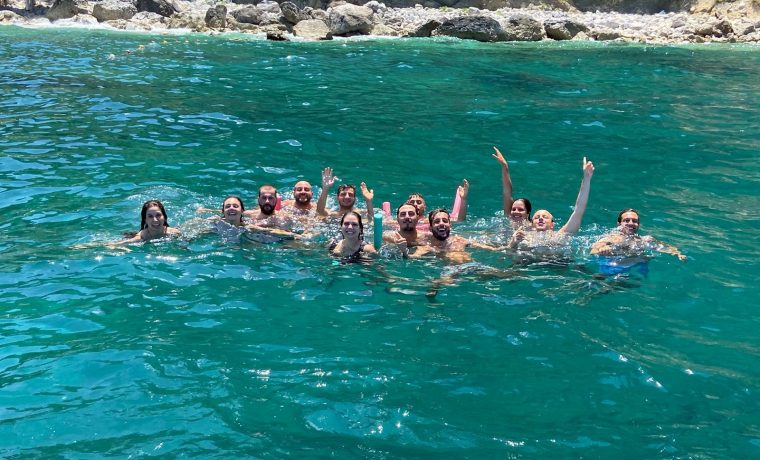 Guests enjoying a swim at Capri