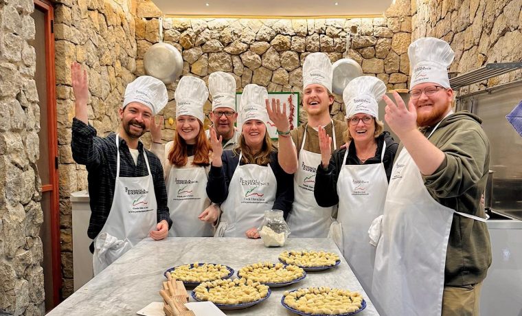 Smiles during a local cooking class